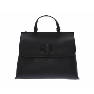 Gucci Daily Bamboo Bag Strap Leather Black